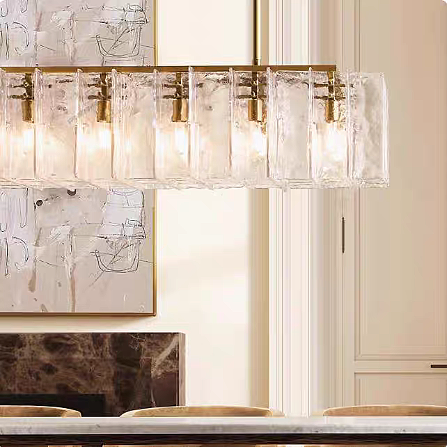 Saint Rectangular Chandelier 49"