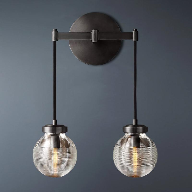 Aileen Pearl Ball 2-Light Wall Sconce