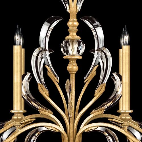 Alice Candle Oblong Chandelier 44"