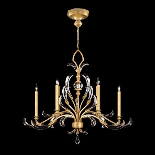 Alice Candle Oblong Chandelier 44"