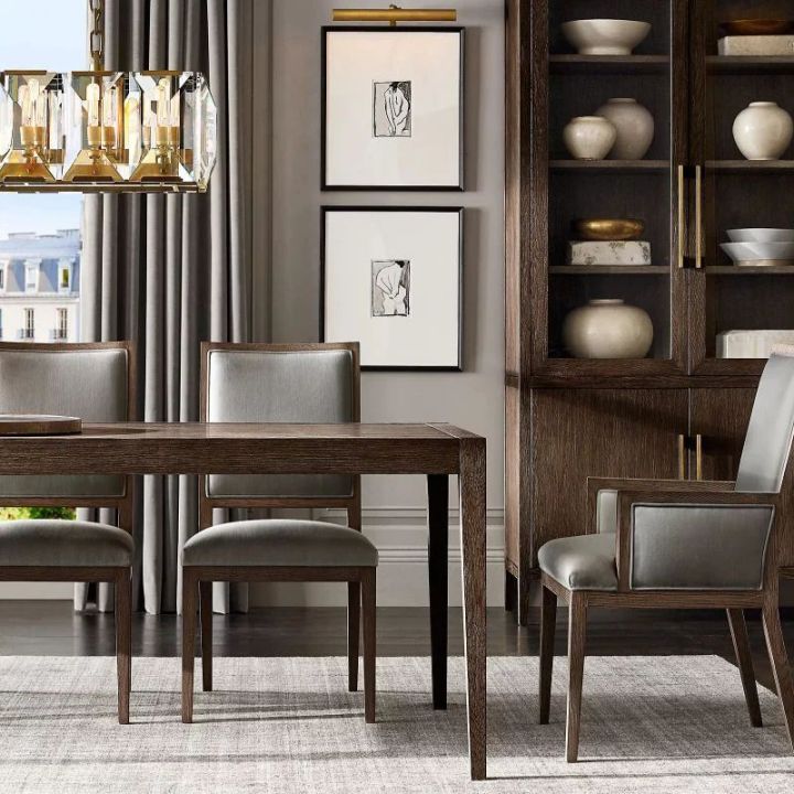 Aubrey Crystal Rectangular Chandelier 74"