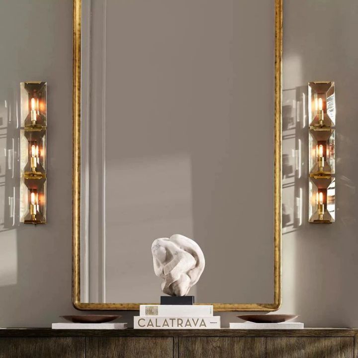 Aubrey Crystal Triple Wall Sconce