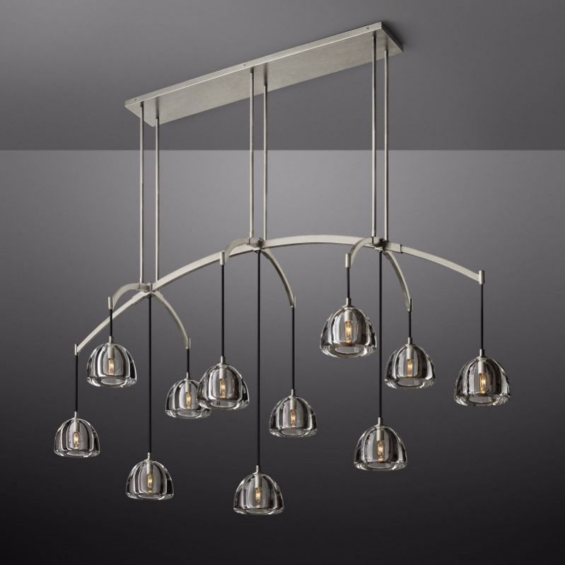 Mushroom Linear Chandelier 72"
