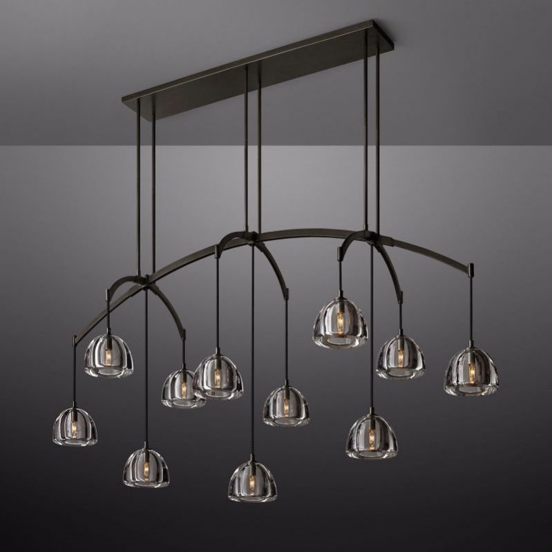 Mushroom Linear Chandelier 72"