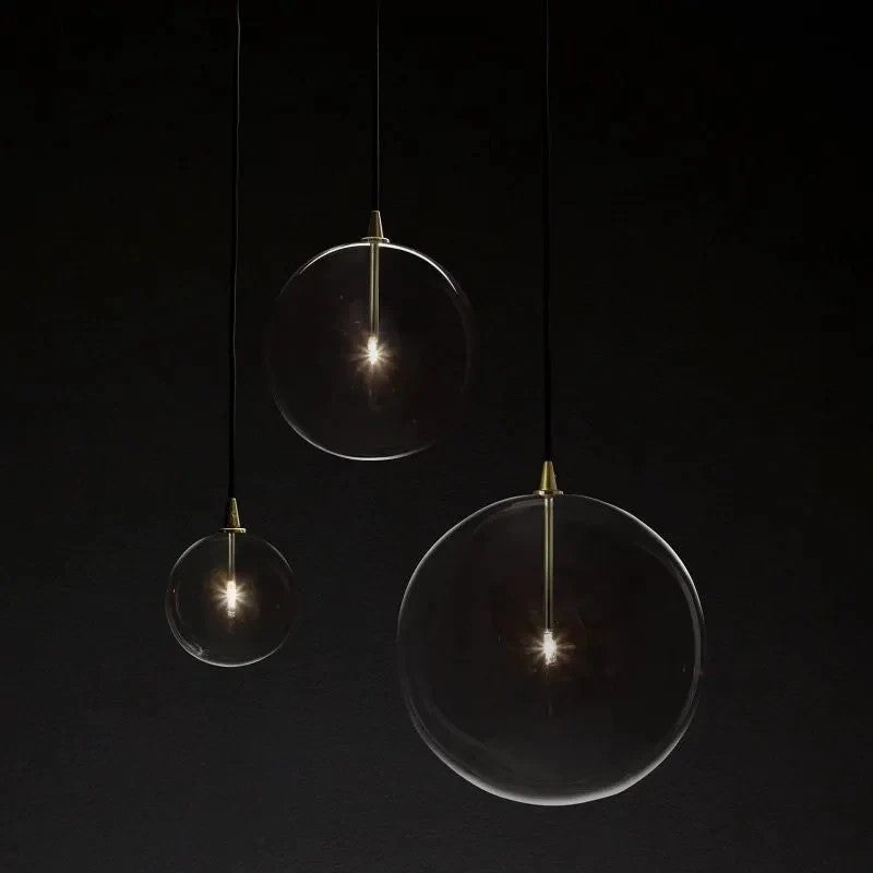 Glass Globe Mobile Pendant