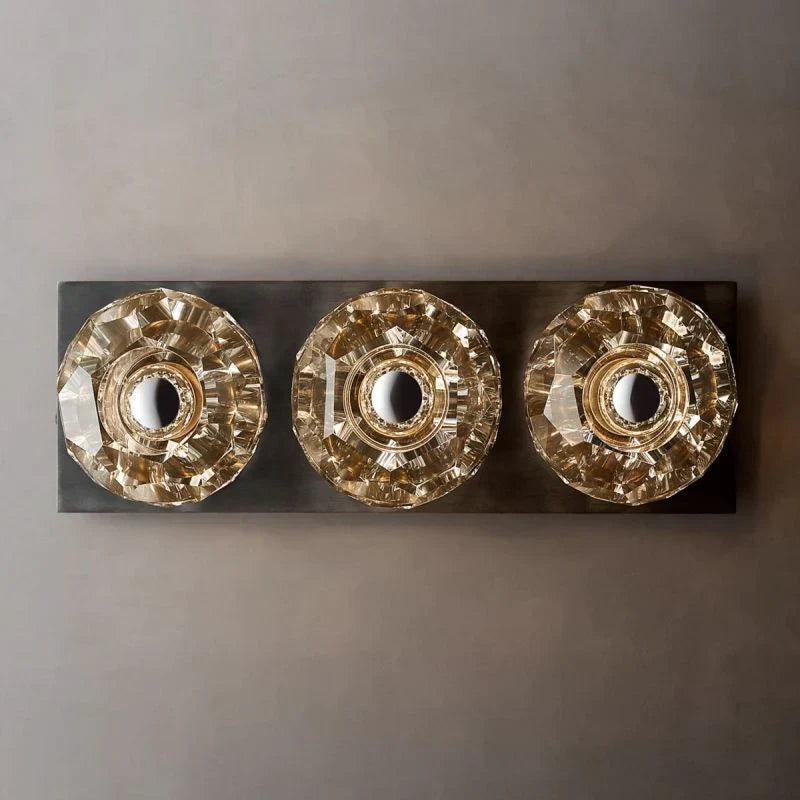 Seaver Clear Glass Linear Short Wall Sconce