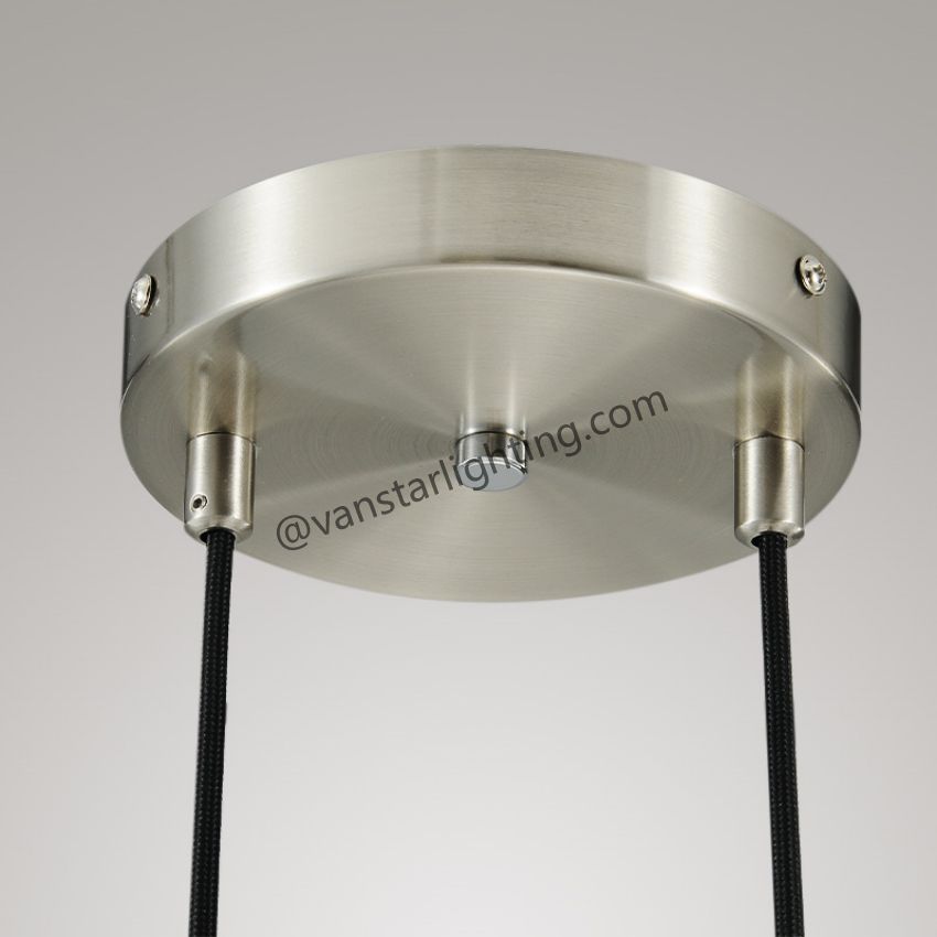 Raindrops 2-Light Cord Round Chandelier