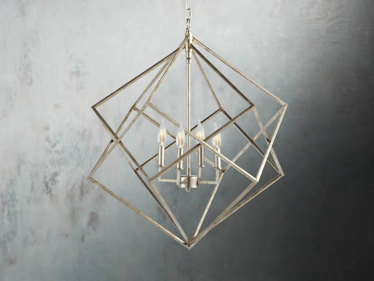 SilverLuxeodeChandelier