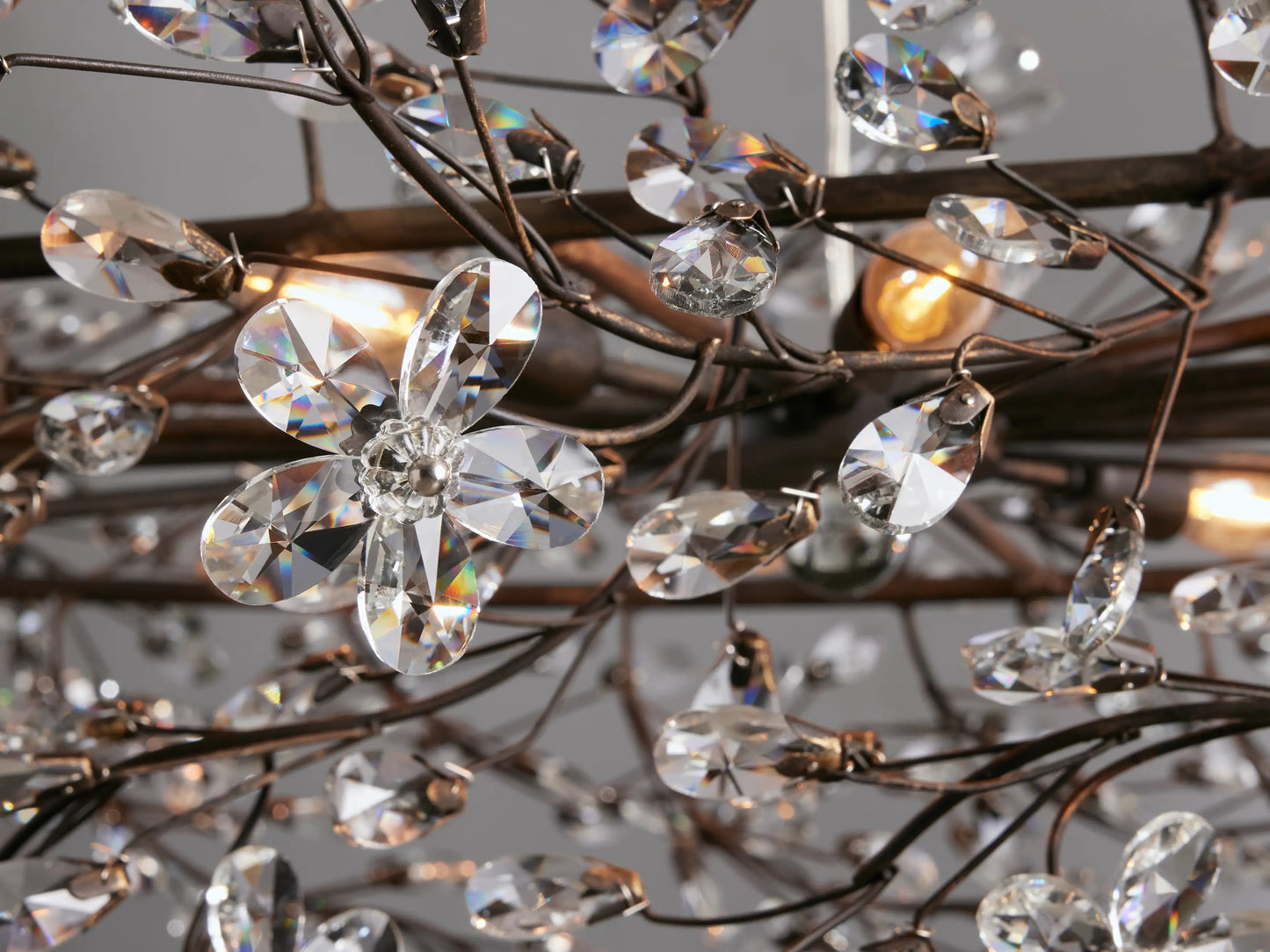 Flora Oval Chandelier 74"W