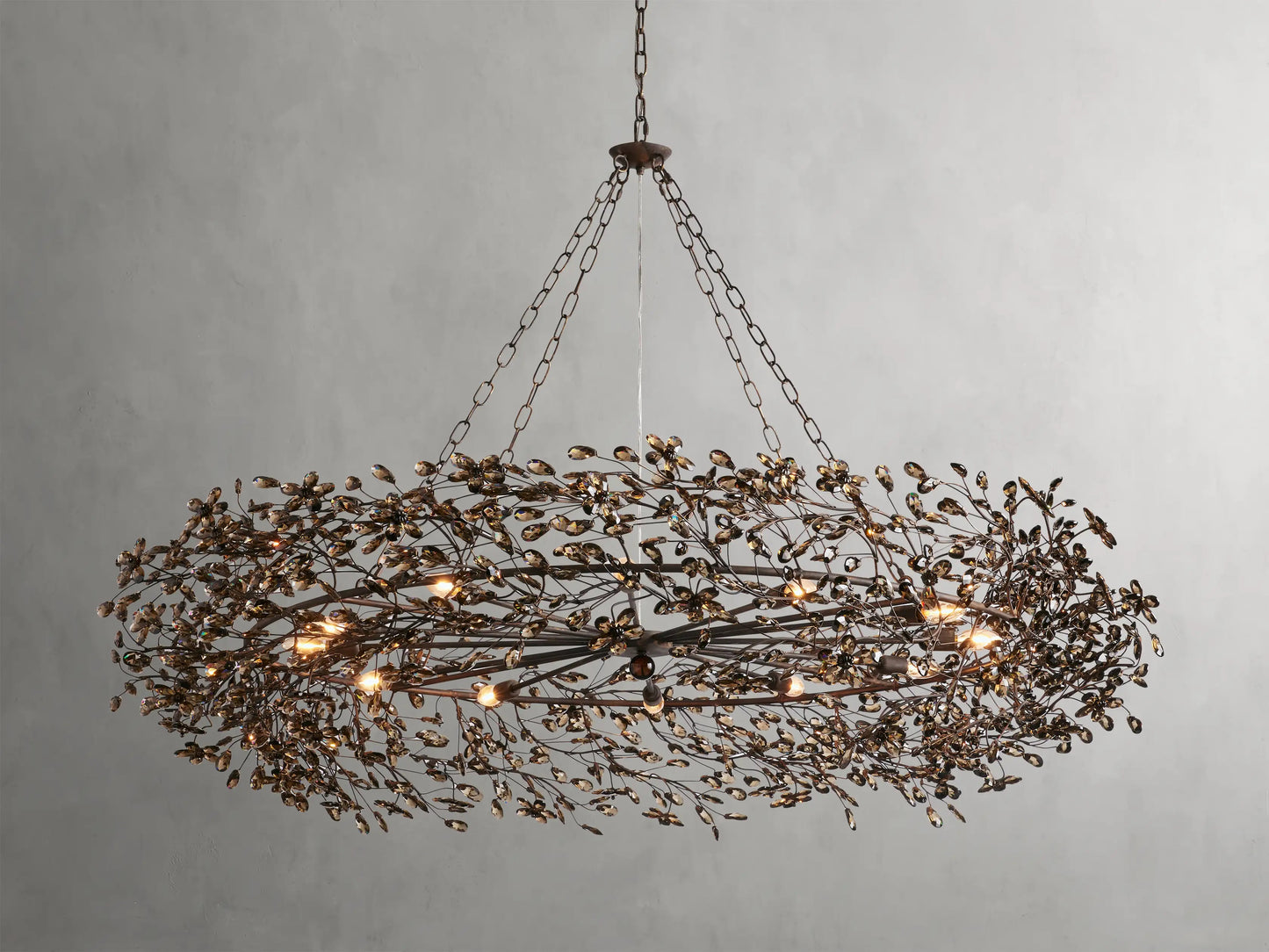 Flora Crown Chandelier 39”W