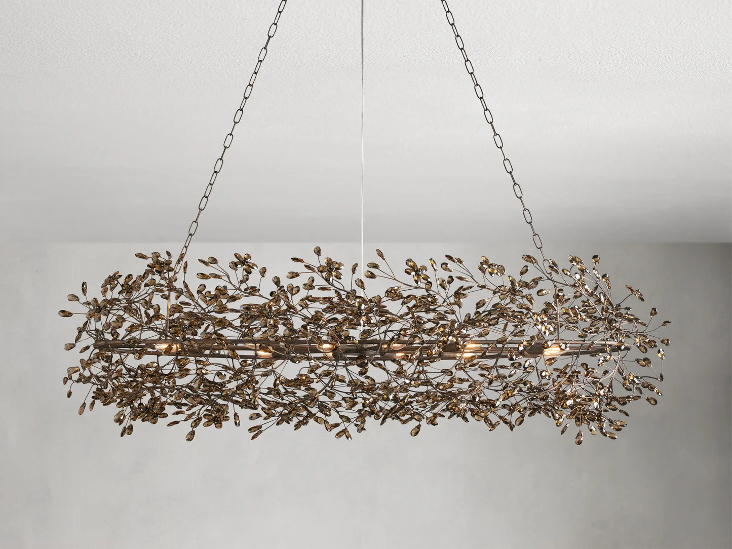Flora Oval Chandelier 74"W