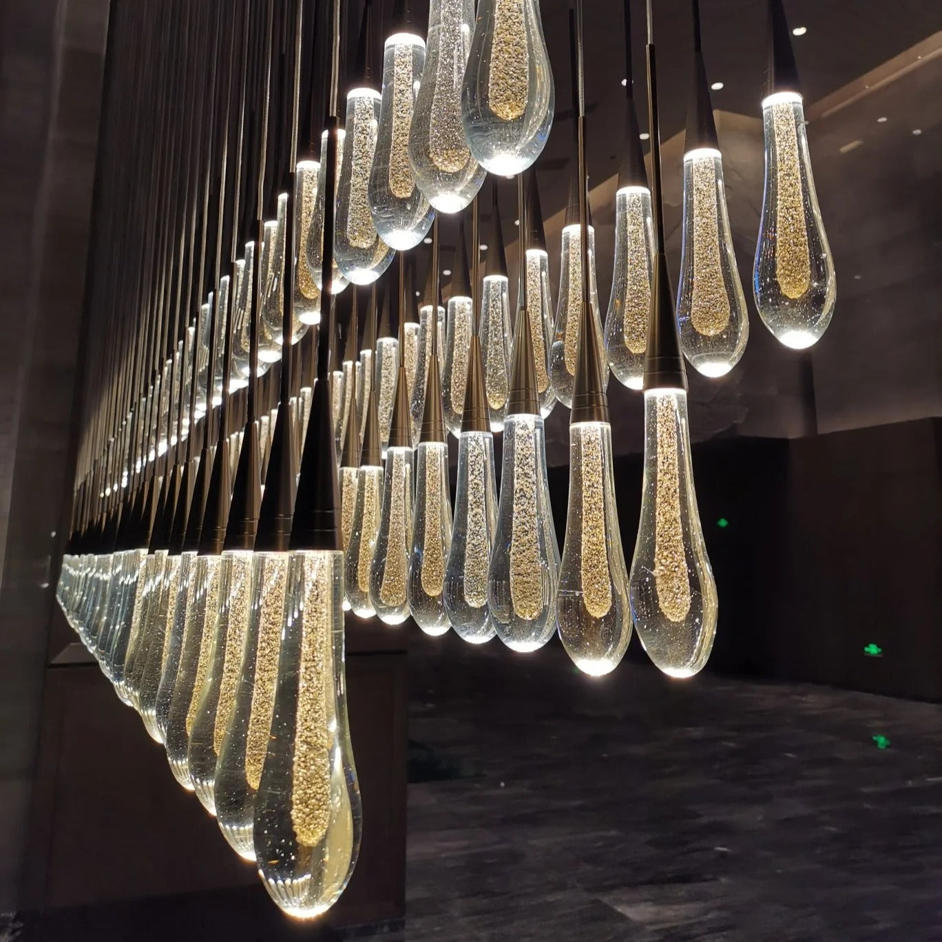 New Raindrop Linear Chandelier 60W", Soltaire Linear Chandelier