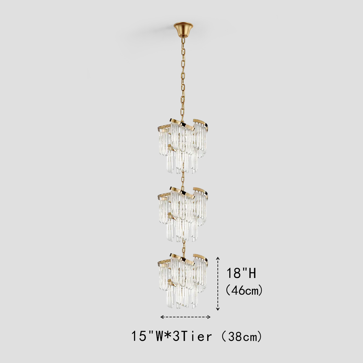Garett Flow Crystal Chandelier