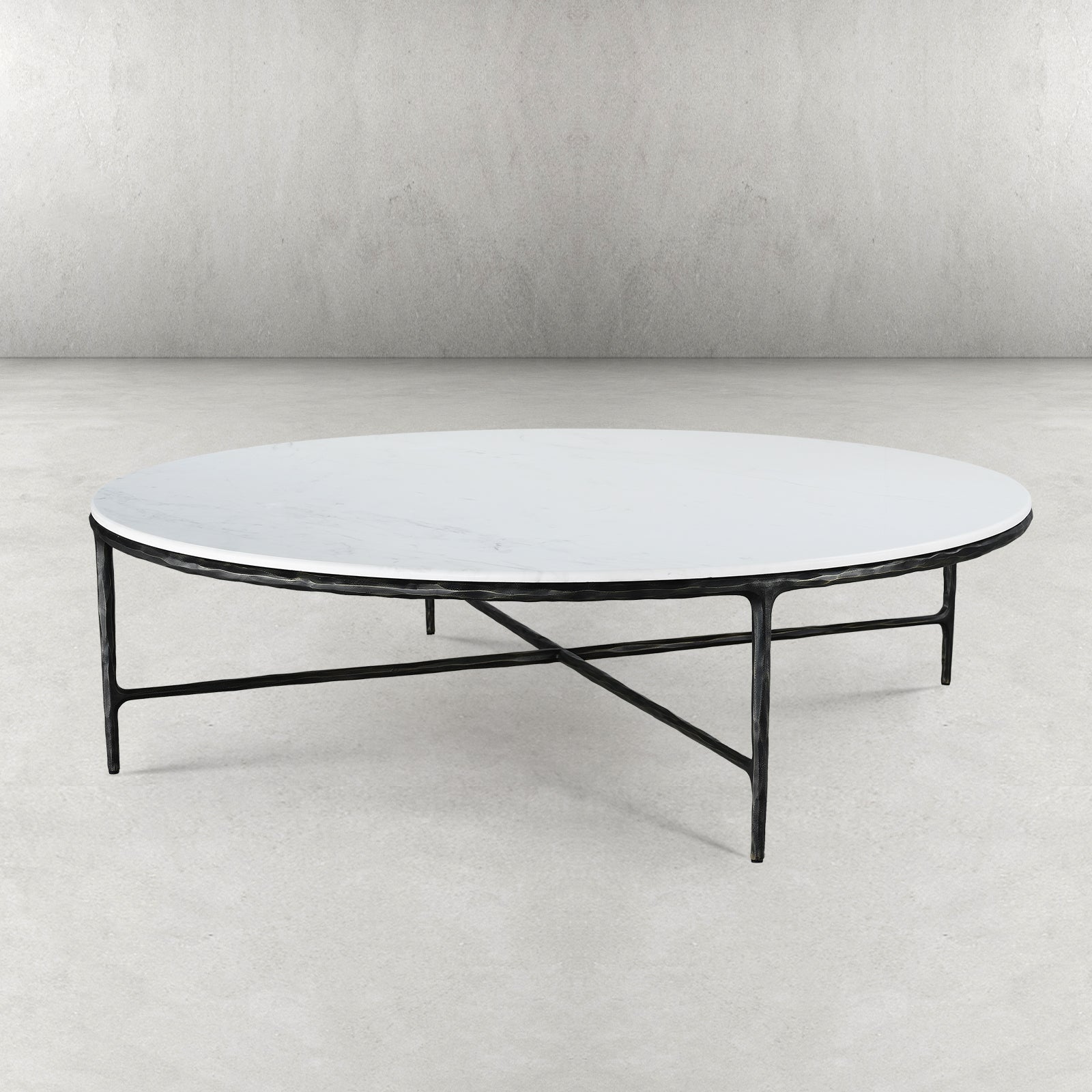 Thaddeus Marble Round Coffee Table 55"D