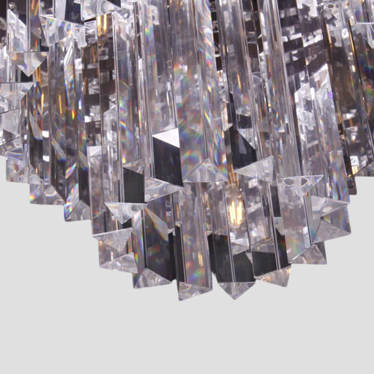 Beckett Multi-Tiered/ Layered Crystal Rod Chandelier