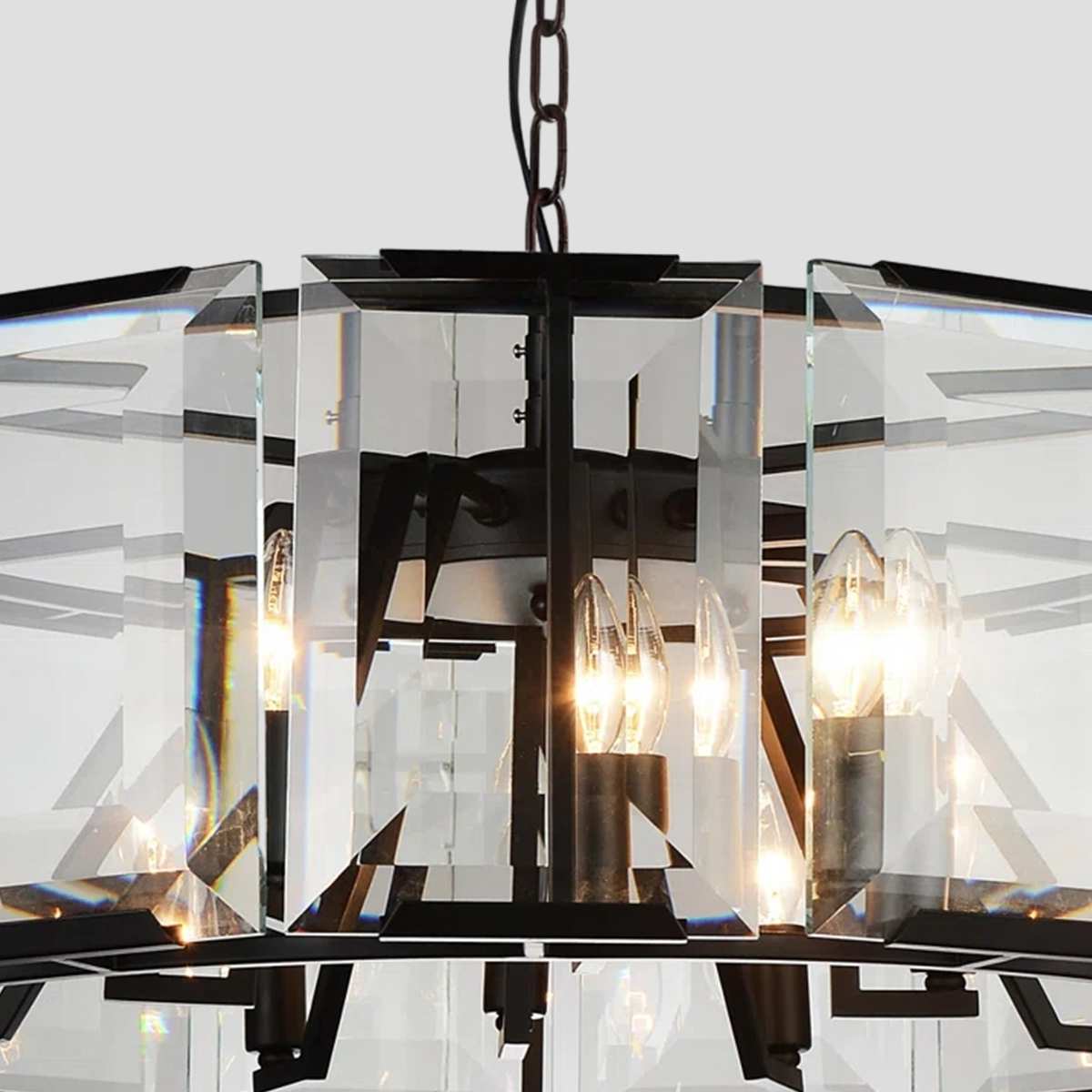 Malone Crystal Round Chandelier 24"