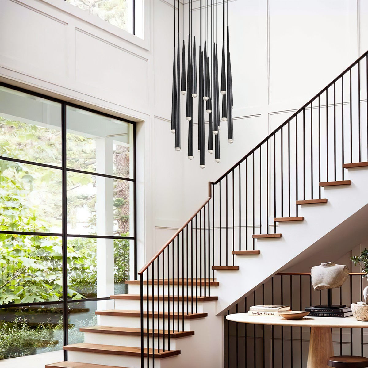 Droop Round Tubular Pendant
