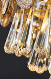 Copper Postmodern Luxury Crystal Chandelier