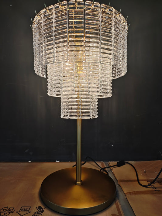 Siri Clear Glass Table Lamp