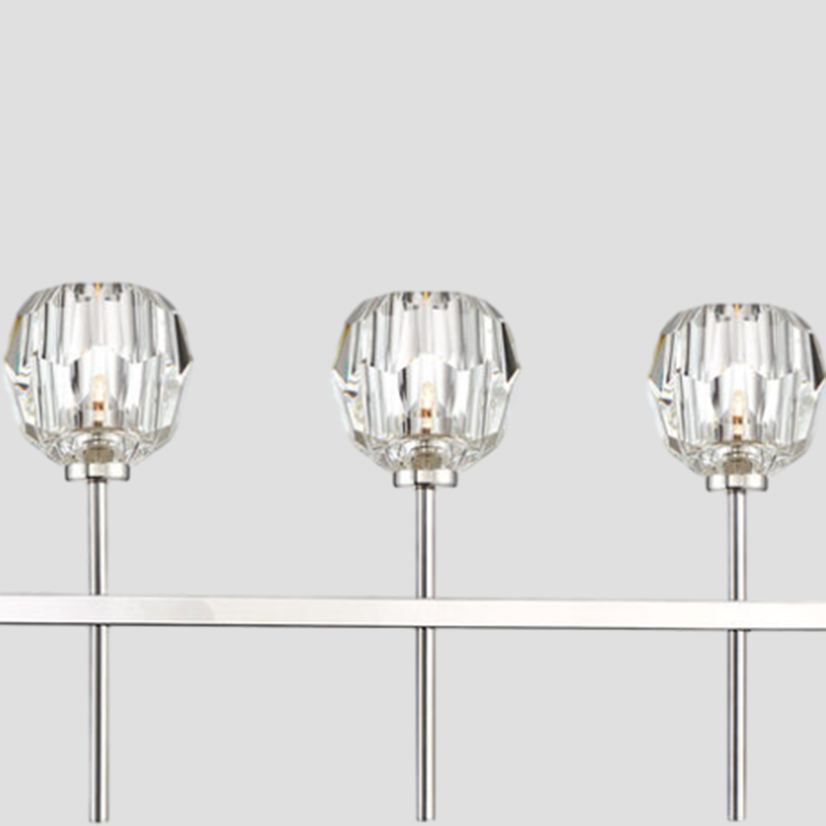 Seaver Clear Glass Linear Chandelier