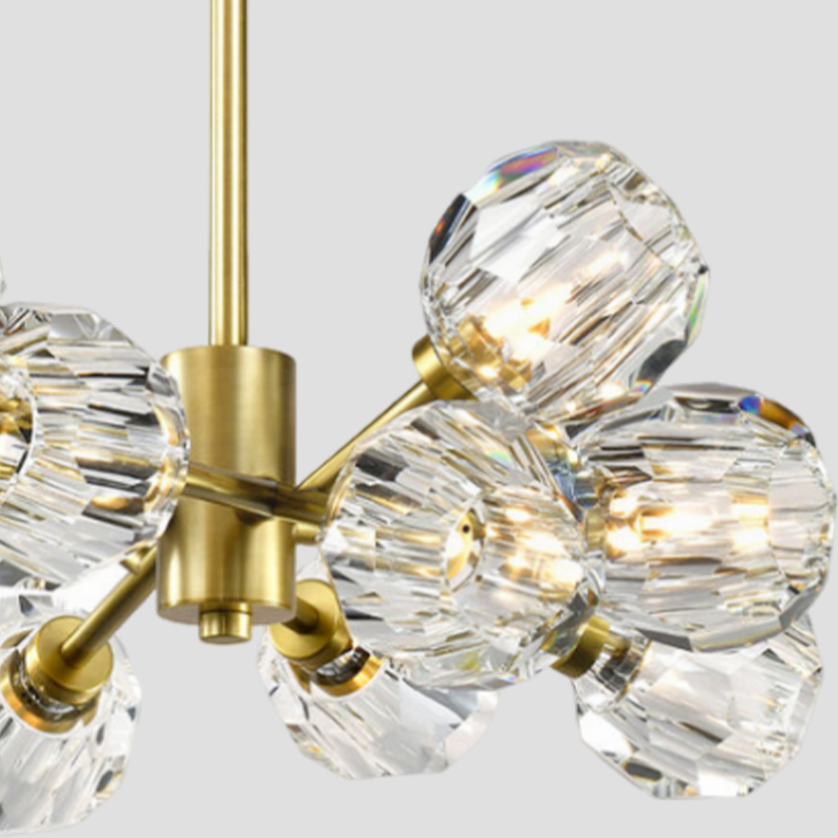 Seaver Clear Glass Chandelier