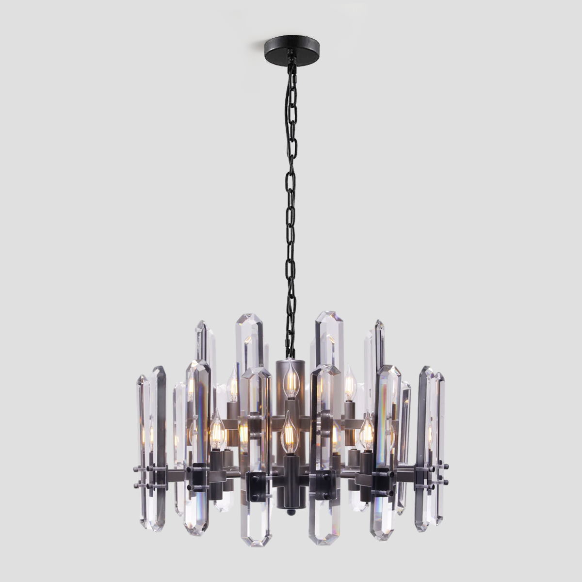 Cicely Crystal Round Chandelier