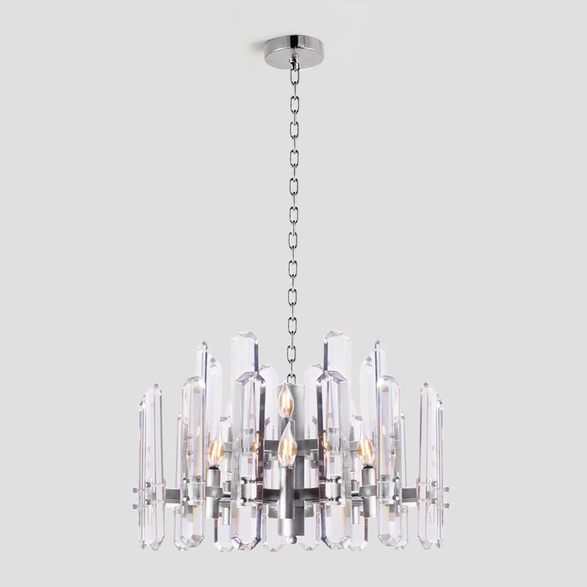 Cicely Crystal Round Chandelier