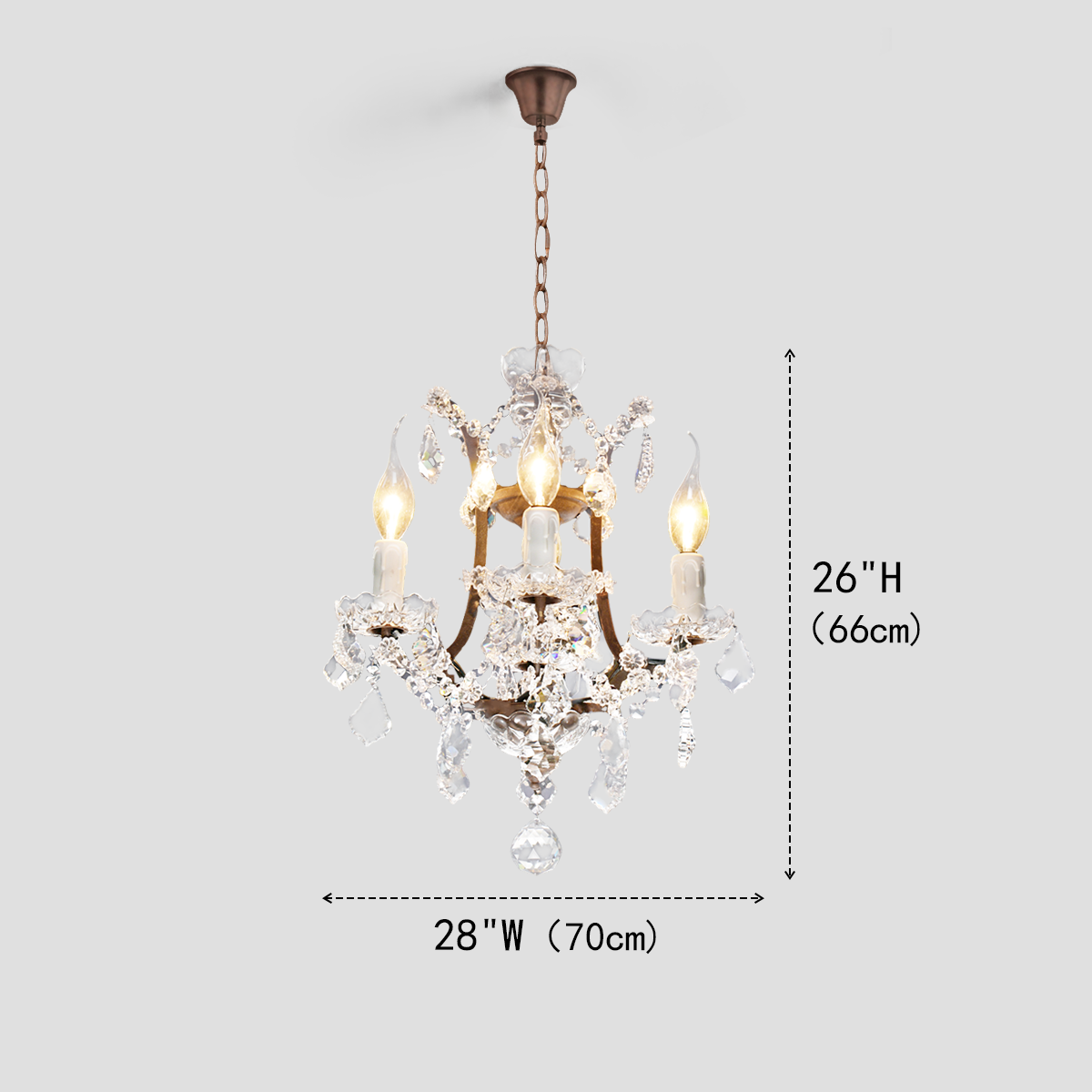 Classical Antique Crystal Chandelier