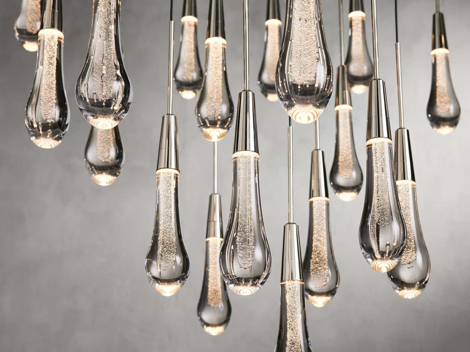 New Raindrop Round Chandelier 58", Soltaire Round Chandelier
