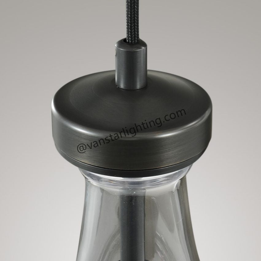Raindrops 3-Light Cord Round Chandelier