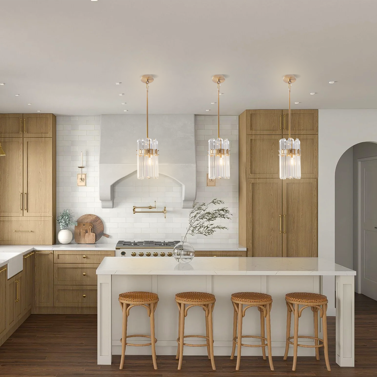 Cicely Crystal Single Pendant
