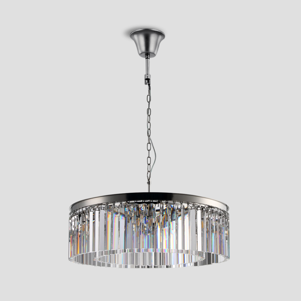 Beckett 1-Tier Crystal Round Chandelier