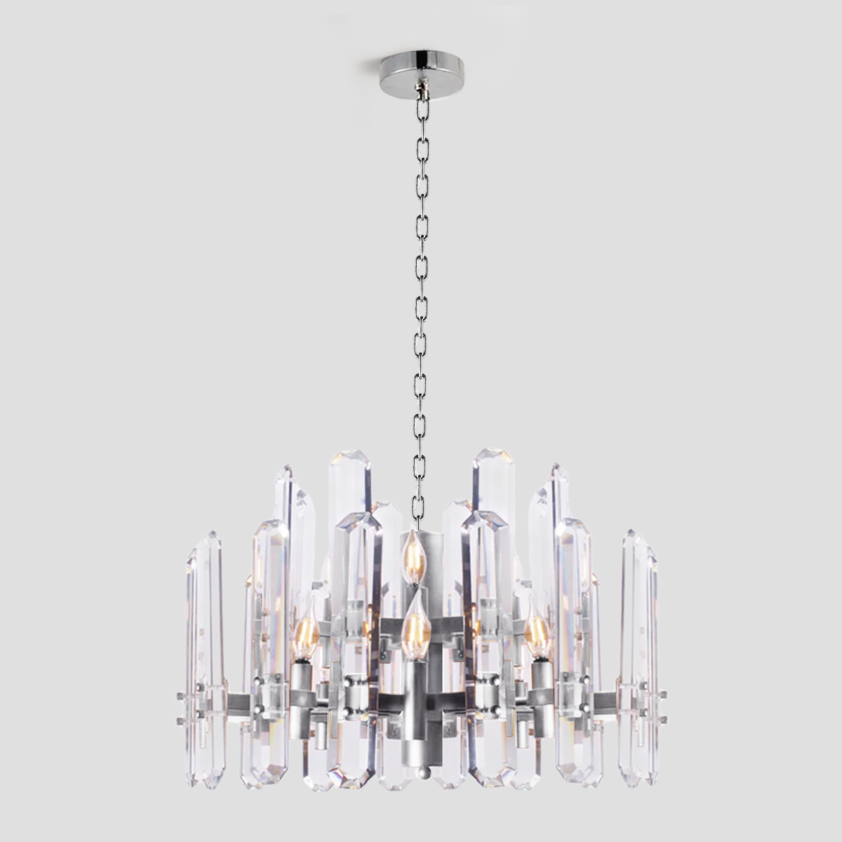 Cicely Crystal Round Chandelier