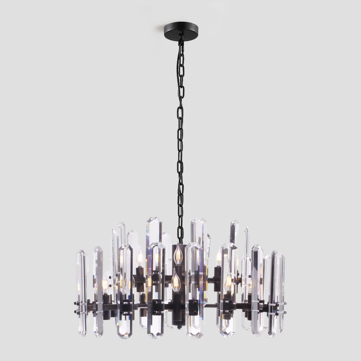 Cicely Crystal Round Chandelier