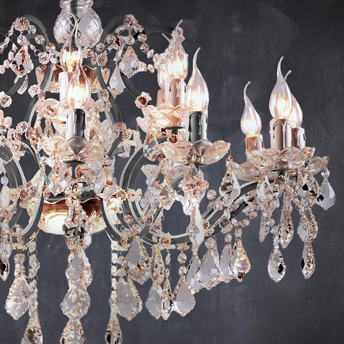 Classical Antique Crystal Chandelier