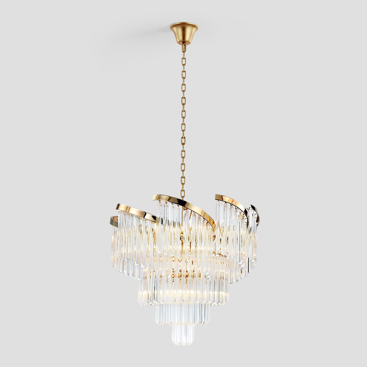 Garett Flow Crystal Chandelier