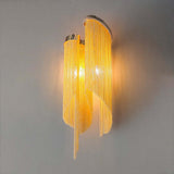 Fiona Aluminum Chain Tassel Wall Sconce