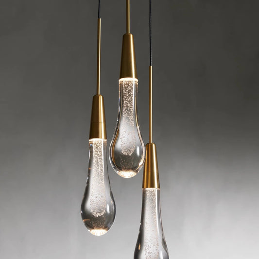 New Raindrop Three Lights Pendant