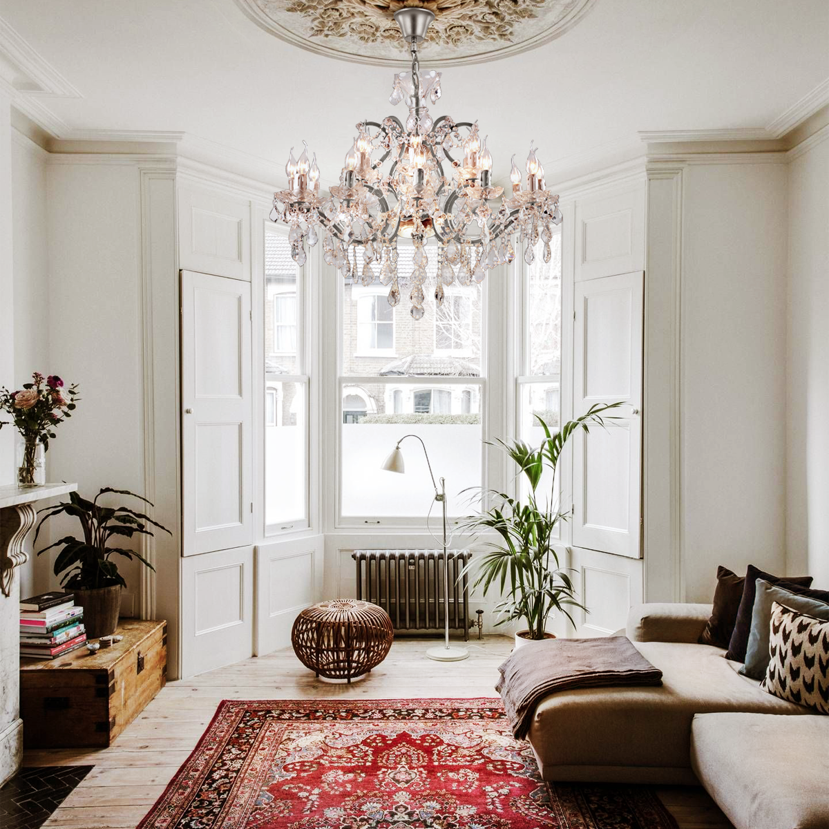 Classical Antique Crystal Chandelier