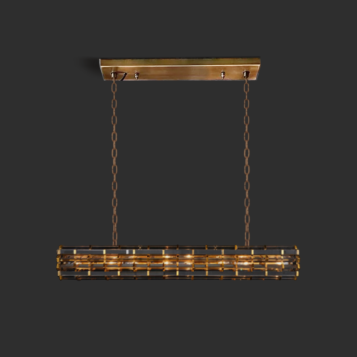 Teague Cylindrical/ Linear Chandelier