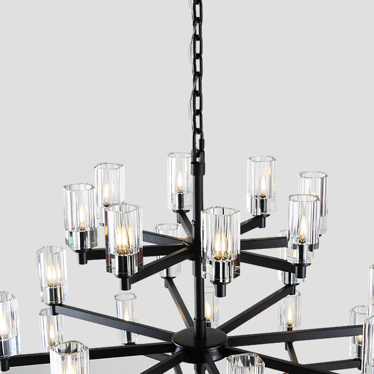 Tumbler Large Crystal Chandelier