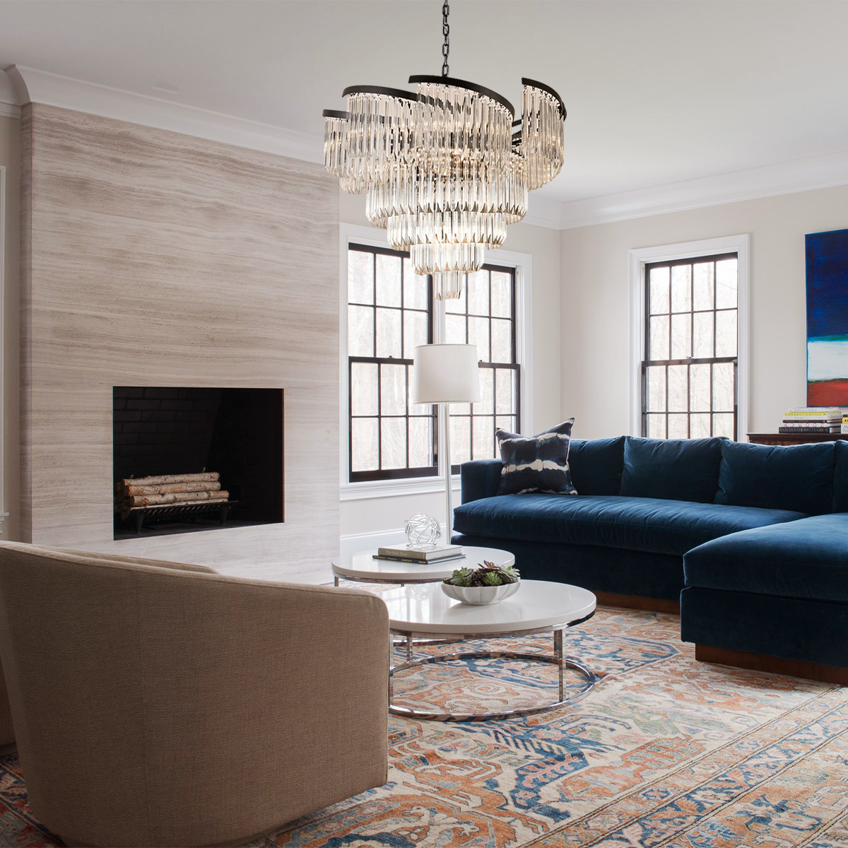 Garett Flow Crystal Chandelier