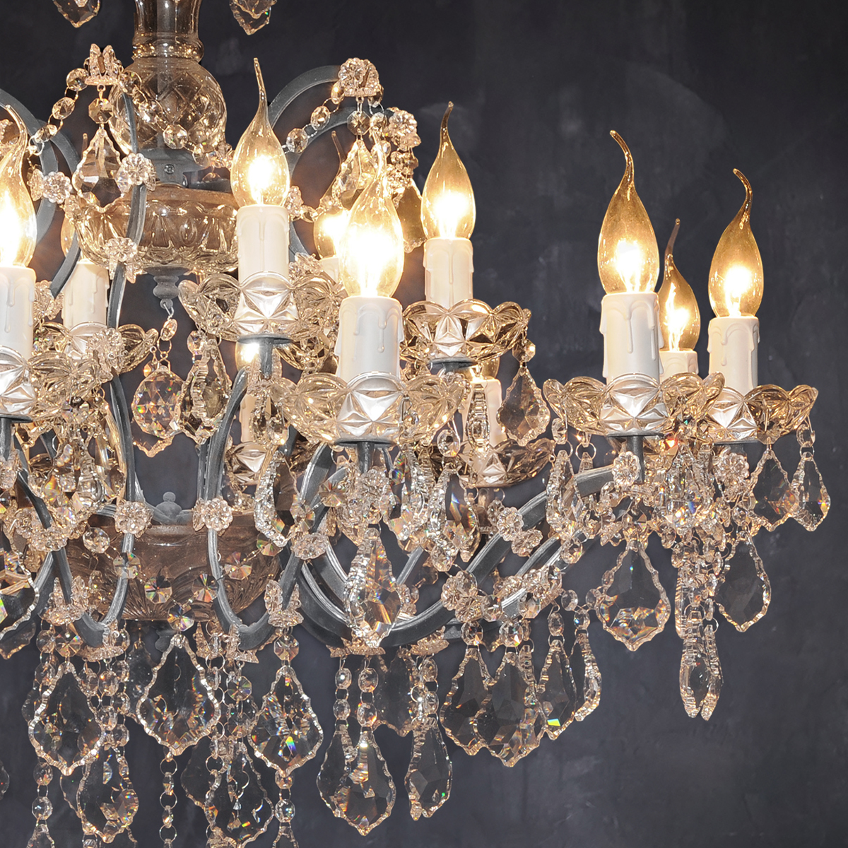 Classical Antique Crystal Chandelier