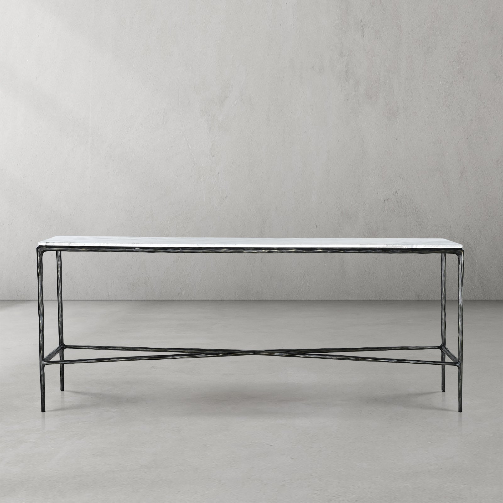 Thaddeus Rectangle Marble Console Table