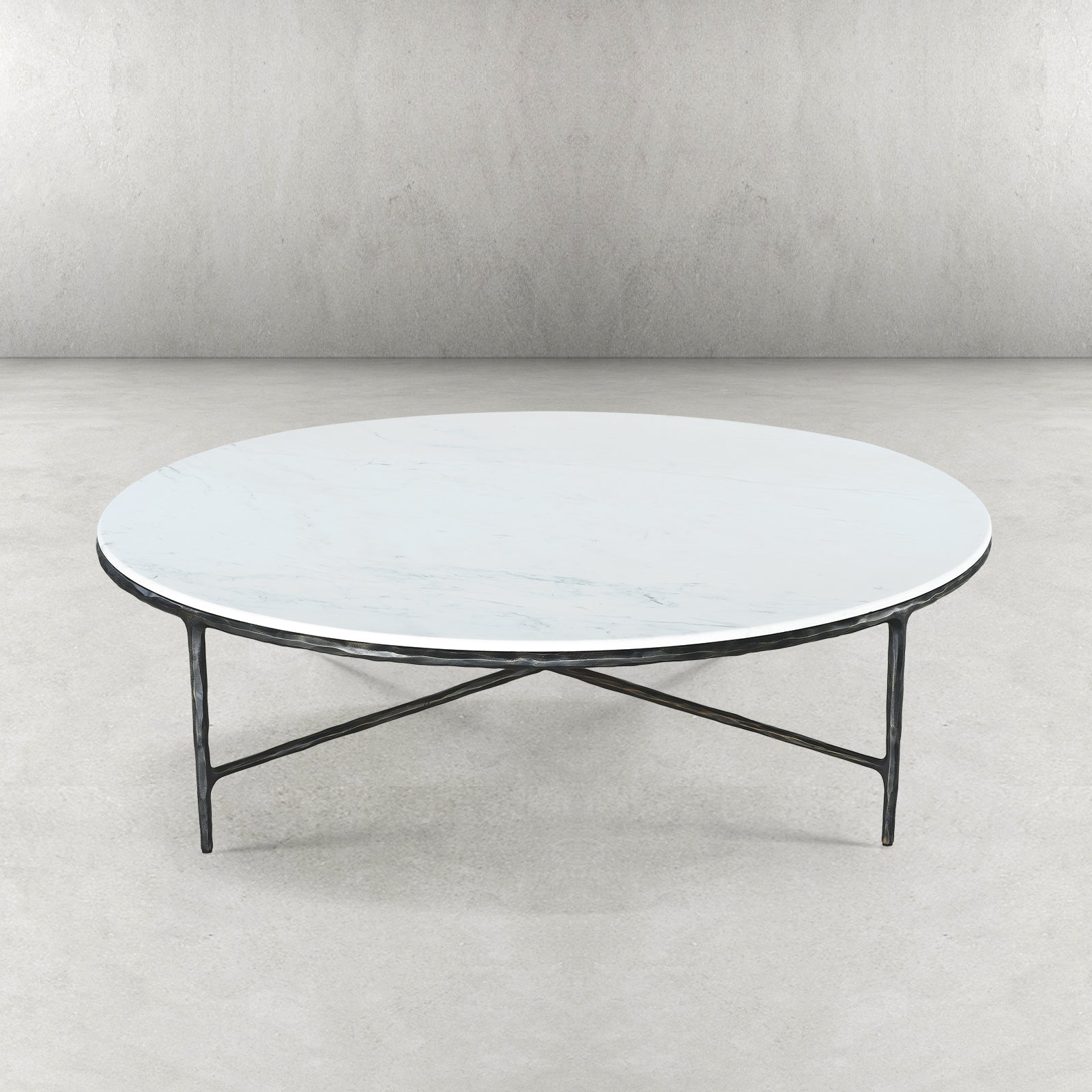 Thaddeus Marble Round Coffee Table 55"D