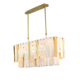 Leslie 3-Tier Rectangular Chandelier