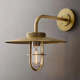 Wanda Metal Slope Shade Outdoor Sconce