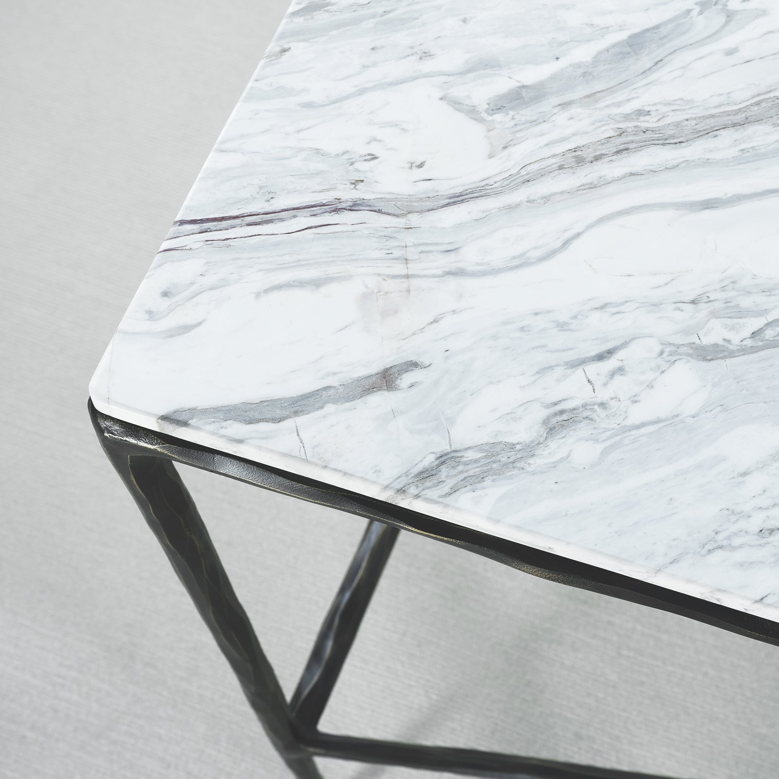 Thaddeus Rectangle Marble Console Table