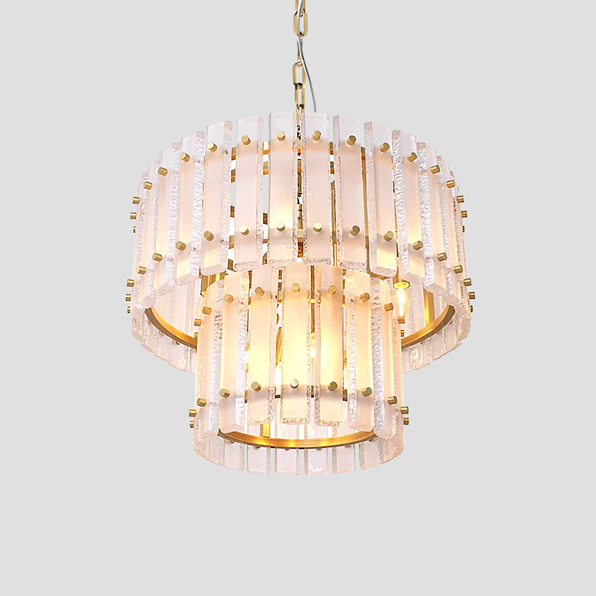 Kane Classical Round Glass Chandelier