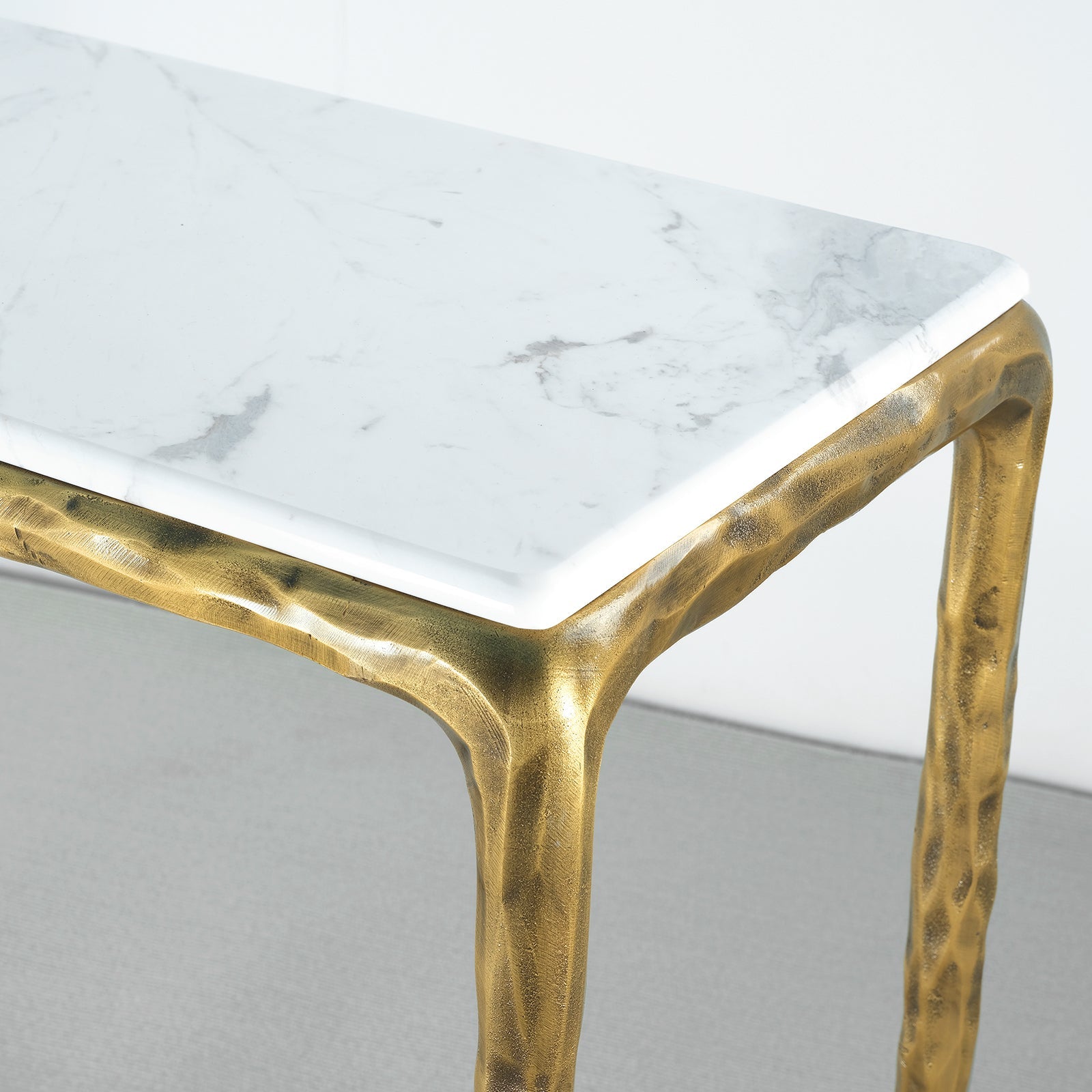 Thaddeus Rectangle Marble Console Table